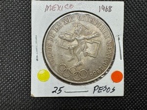 lot 77 image: 1968 Silver Mexico 25 Pesos