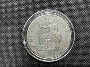 lot 1 image: 1874 S Trade Dollar
