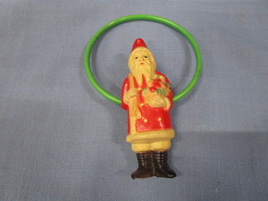 lot 60 image: Celluloid Santa On Ring