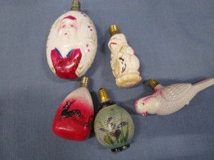 lot 77 image: Antique Figural Light Bulbs