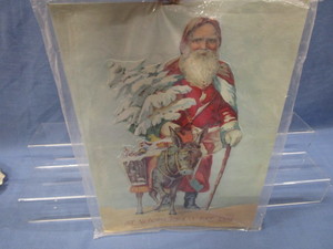 lot 78 image: Tin Christmas Sign
