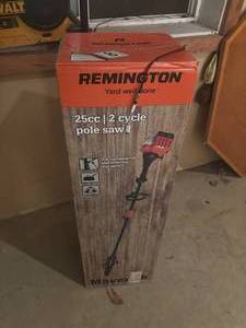 lot 8 image: Remington 25cc 2 cycle pole saw- never opened