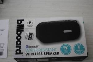 lot 125 image: Billboard Wireless Speaker  Water Resistant (New)