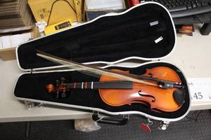 lot 145 image: Violin with Case