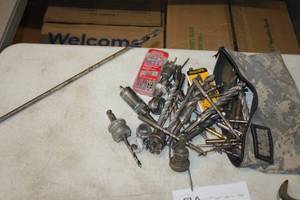 lot 43 image: Lot of  Assorted Drill Bits and Boring Bits