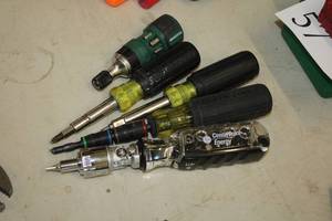 lot 56 image: Lot of (5) Assorted Multi-ToolDrivers