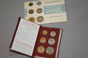 lot 107 image: Lot of (2) Coins of Israel Collectors Sets