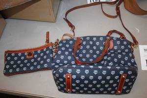 lot 163 image: Dooney & Bourke Womens Hand Bag with Clutch