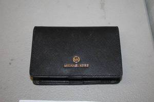 lot 156 image: Michael Kors Black Leather Wallet