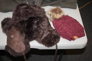 lot 210 image: Lot of (2) Fauz Fur Hats