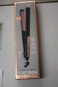 lot 247 image: Conair Inifiti Pro 1 Rose Gold Ceramic Flat Iron