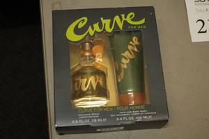 lot 220 image: Curve For Men Set - Cologne Spray and HairBody Wash