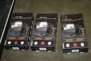 lot 280 image: Lot of (3) Copper Fit Guardwell Face Protectors