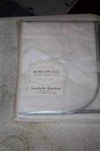 lot 351 image: Moms on Call Swaddle Blanket 45x45