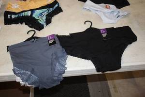 lot 400 image: Lot of (2) Womens Underwear - Hipsters Low Rise Cheeky 3-pack