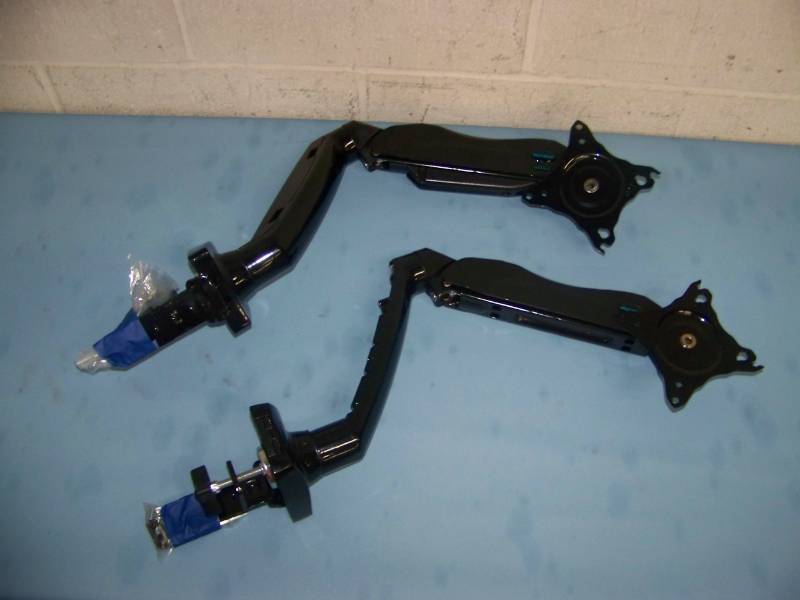 lot 88 image: (2) Huanuo, Articulating Single Computer  PC Monitor Mounts