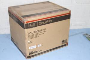 lot 17 image: PAIR of NEW Phase Technologies PhaseTech V-Surround-II Velocity Surround Sound Pro Audio Loudspeakers