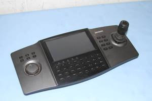 lot 26 image: Hikvision DS-1100KI Security  Surveillance  CCTV Network Keyboard with LCD Touchscreen 1080p Joystick Control