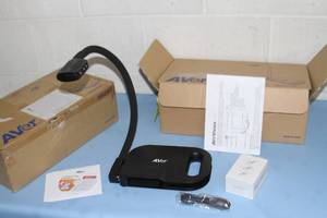 lot 47 image: Lot of 2 - AVer AVerVision Flexible Arm FlexArm Document Camera  Visual Presenter Systems