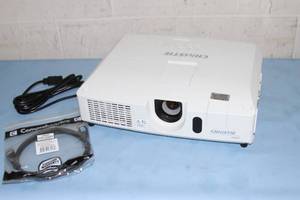 lot 49 image: Christie Digital LW41 Widescreen WXGA Resolution 4000-Lumen Pro AV  Home Theater LCD Projector