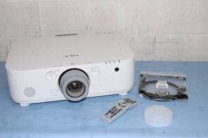 lot 50 image: 6200-Lumens Advanced Professional Business  Home Theater NEC  Sharp Projector - Projection System Model NP-PA622U