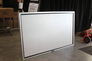 lot 66 image: Elite Screens 7  84 Fixed Frame Video Projector  Projection Screen