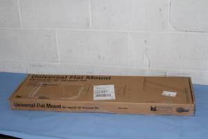 lot 107 image: New - Universal Low-Profile Flat Panel Display  Monitor Wall Mount - Holds up to 175 Pounds