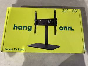 lot 344 image: Hang Onn. Swivel TV Base for 32 to 65 TVs, up to 35° Swivel