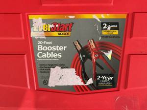 lot 358 image: EverStart Maxx 2-Gauge Professional Grade 20-Foot Booster Cables