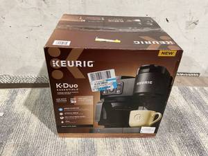 lot 137 image: Keurig K-Duo Essentials, Hot & Iced Single-Serve K-Cup Pod Coffee Maker & Carafe