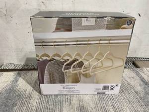 lot 157 image: 50PCS Better Homes & Gardens Non-Slip Velvet Clothing Hangers