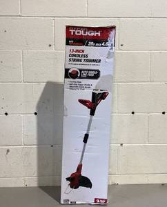 lot 402 image: Hyper Tough 20V MAX Cordless 13-inch String Trimmer, HT21-401-003-03
