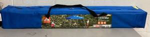 lot 413 image: Ozark Trail 10 x 10 Instant Slant Leg Pop-up Canopy Outdoor Shading Shelter, Blue