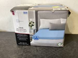 lot 507 image: Mainstays 3 Memory Foam Mattress Topper, Full