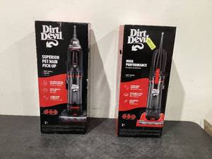 lot 527 image: LOT OF 2 Dirt Devil Vacuums