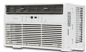 lot 57 image: Midea 8,000 BTU 115V Smart Window Air Conditioner with Comfort Sense Remote, up to 350 Sq. ft