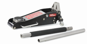 lot 124 image: Hyper Tough TH31501 1.5 Ton Aluminum and Steel Floor Jack