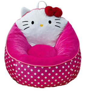 lot 131 image: Hello Kitty Kids Compressed Foam Bean Bag Chair