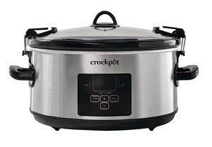 lot 139 image: Crock-Pot 7Qt Programmable Cook & Carry Slow Cooker
