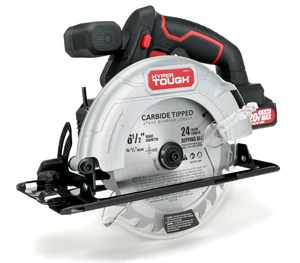 lot 197 image: LOT OF 3 Hyper Tough 20V Max Lithium-ion Cordless 6-12 Circular Saw