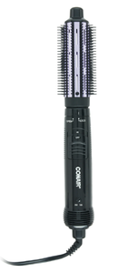 lot 317 image: Conair 2-in-1 Hot Air Curling Combo, Includes 1.5 Curl Brush and 1.0 Aluminum Bristle Brush CD160NN