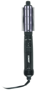 lot 332 image: Conair 2-in-1 Hot Air Curling Combo, Includes 1.5-inch Curl Brush and 1.0-inch Aluminum Bristle Brush CD160NN