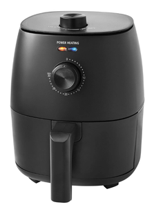 lot 427 image: Mainstays 2.2 qt Compact Air Fryer, Black - Automatic Shutoff, Built-in Timer