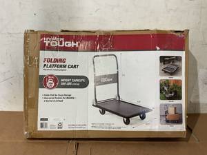 lot 618 image: Olympia Tools 300 Pound Capacity Heavy Duty Utility Rolling Cart