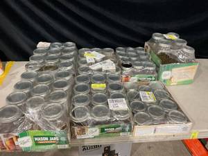 lot 380 image: LOT OF Ball Mason Jars different Sizes