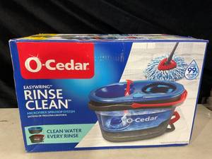 lot 400 image: O-Cedar RinseClean Clean Water Spin Mop and Bucket System