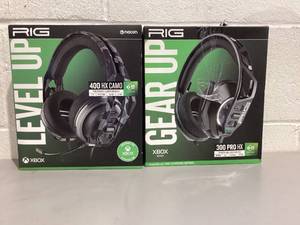 lot 678 image: LOT OF 2 300 PRO HX Gaming Headsets for Xbox