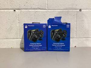 lot 684 image: LOT OF 2 Charging Stations for Playstation Controllers