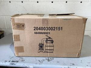 lot 692 image: Bestway 58498E Flowclear 1500 GPH Sand Filter Pump