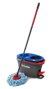 lot 399 image: O-Cedar RinseClean Clean Water Spin Mop and Bucket System